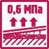 Прочность на сжатие 6 МПа